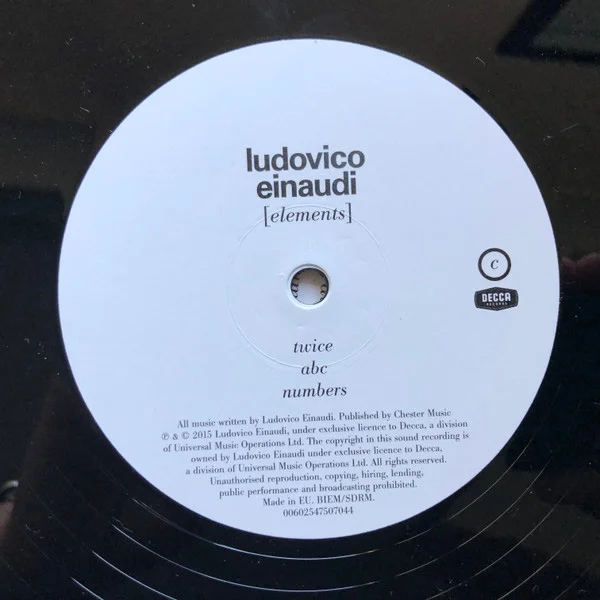 Виниловая пластинка Ludovico Einaudi - Elements LP - рис.6