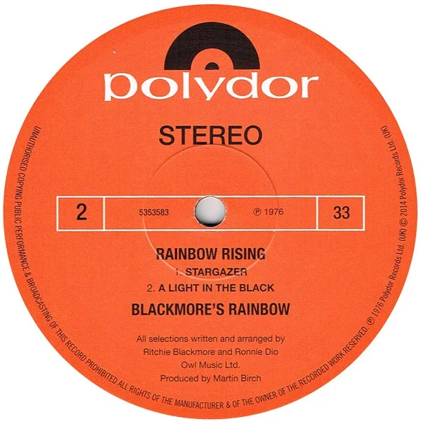 Виниловая пластинка Rainbow - Rising LP - рис.4
