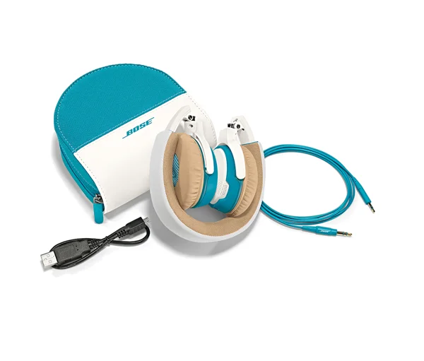 Беспроводные наушники Bose SoundLink on-ear White and Blue - рис.4