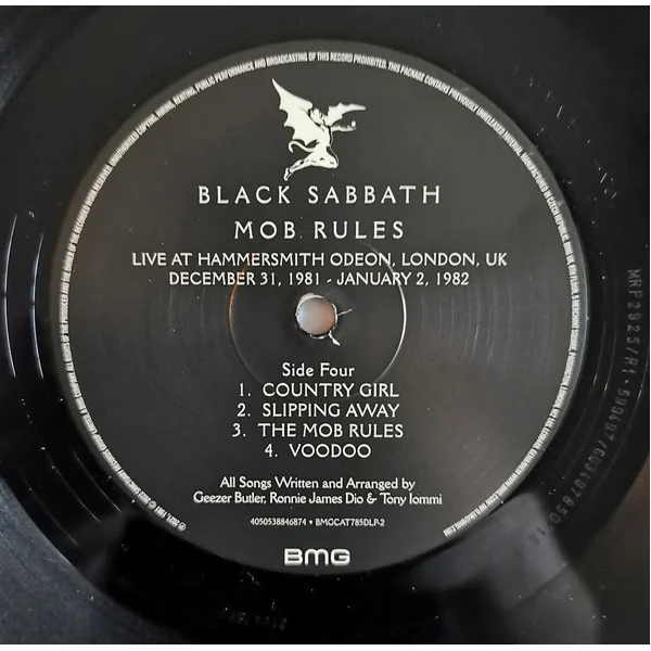 Пластинка Black Sabbath – Mob Rules LP - рис.7
