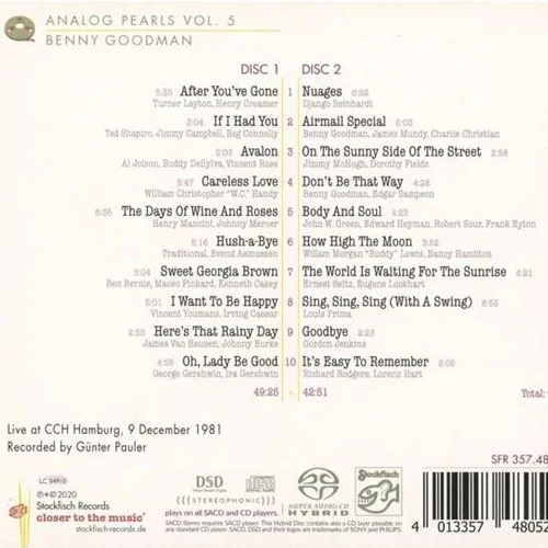 CD-диск Benny Goodman – Live in Hamburg SACD - рис.1