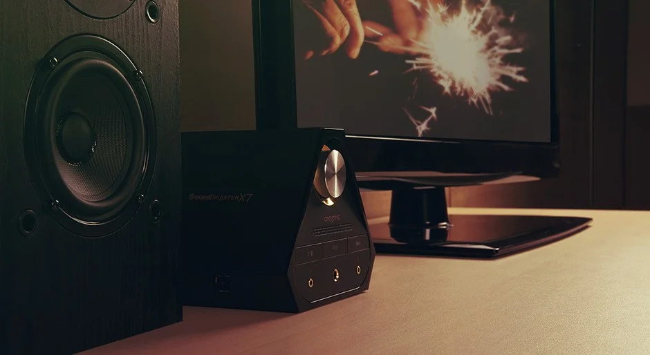 Купить внешнюю звуковую карту Creative Sound Blaster X7 Black по