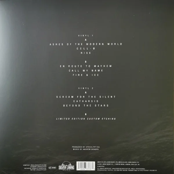 Виниловая пластинка Apocalyptica – Cell-0 LP - рис.1