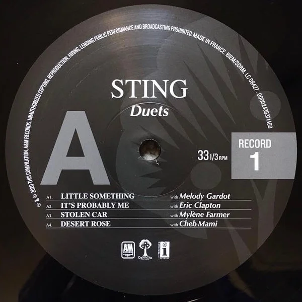 Виниловая пластинка Sting - Duets 2LP - рис.4