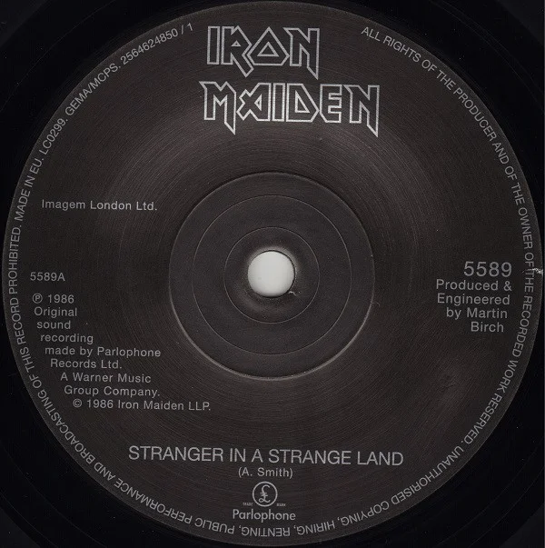 Виниловая пластинка Iron Maiden - Stranger In A Strange Land - рис.2
