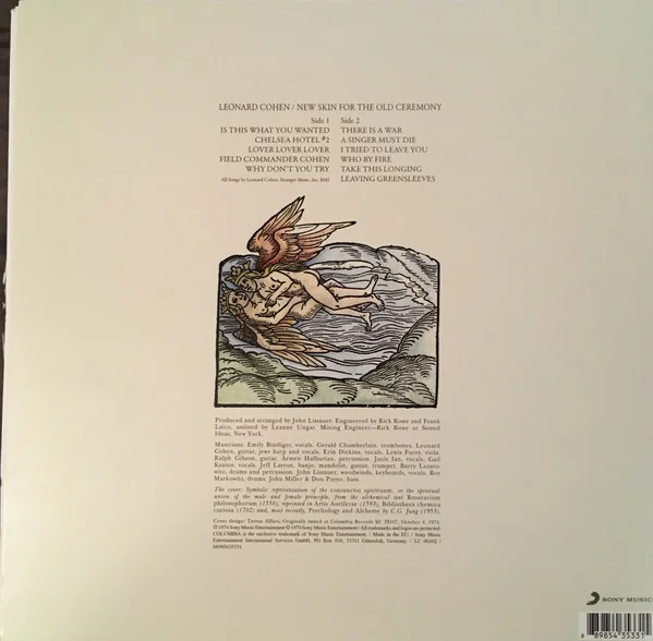 Виниловая пластинка Leonard Cohen - New Skin For The Old Ceremony - рис.1