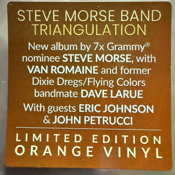 Виниловая пластинка Steve Morse Band – Triangulation (coloured) LP - рис.3