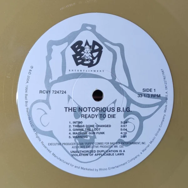 Виниловая пластинка The Notorious B.I.G. – Ready To Die (coloured) - 2LP - рис.8