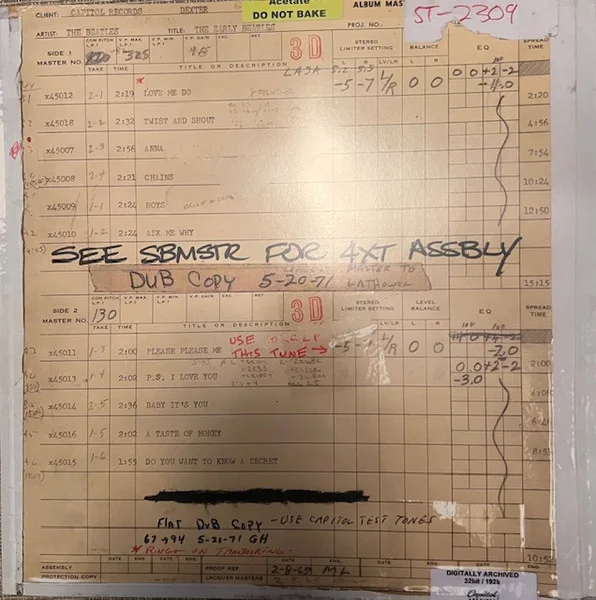 Виниловая пластинка The Beatles – The Early Beatles LP - рис.2