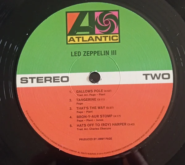 Виниловая пластинка Led Zeppelin - Led Zeppelin III - LP - рис.4
