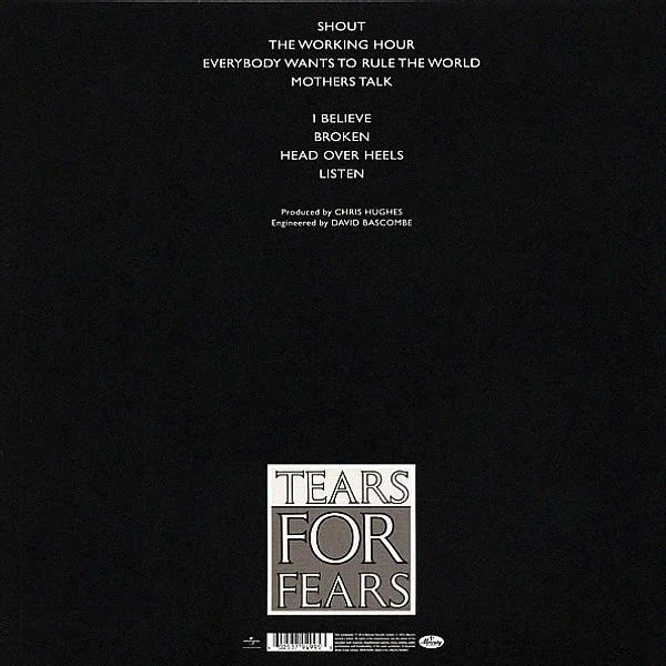 Виниловая пластинка Tears For Fears - Songs From The Big Chair - рис.1