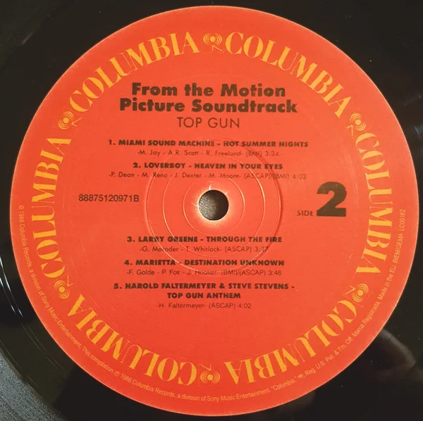 Пластинка OST TOP GUN LP - рис.3