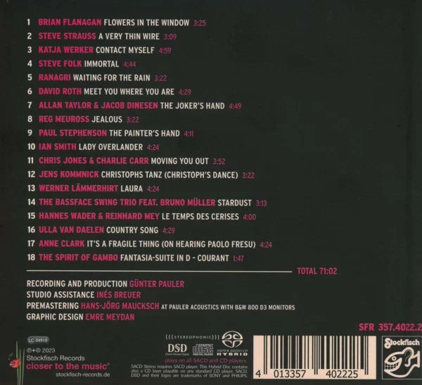 CD-диск Various – Closer To The Music Volume 6 - Stockfisch - SACD - рис.1