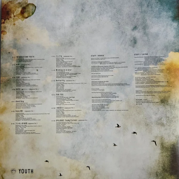 Виниловая пластинка BTS – Youth (Purple (Clear) - 2LP - рис.4