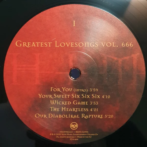 Виниловая пластинка HIM - Greatest Love Songs Vol. 666 LP - рис.4