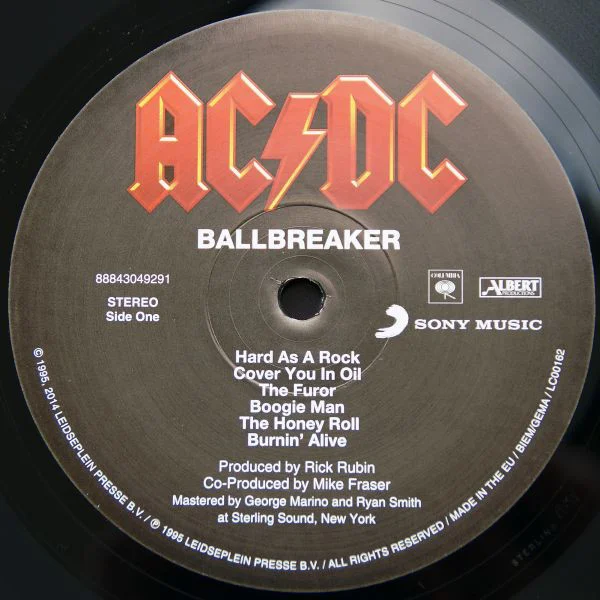 Виниловая пластинка ACDC - Ballbreaker - рис.2