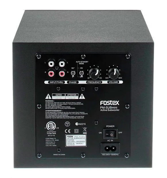 Сабвуфер Fostex PM-SUBmini 2 - рис.3