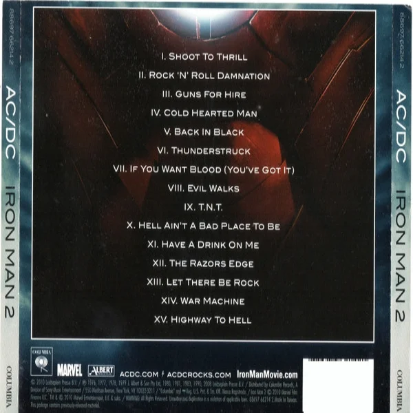 CD-диск AC/DC – Iron Man 2 - CD - рис.1
