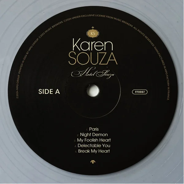 Виниловая пластинка Karen Souza - Hotel Souza (Clear Translucent) LP - рис.4