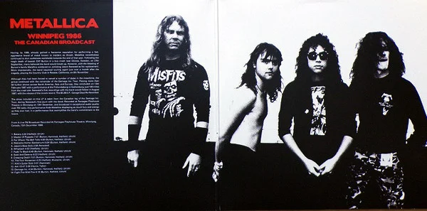 Виниловая пластинка Metallica - Winnipeg 1986 The Canadia Broadcast - рис.2