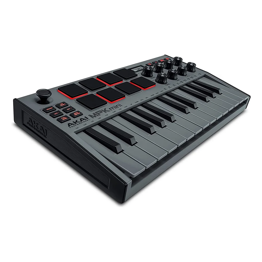 AKAI MPK mini MIDIコントローラー Купить midi-контроллер AKAI PRO MPK mini mk3 Grey по цене 17400