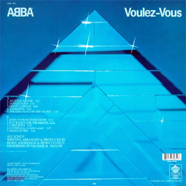 Виниловая пластинка ABBA VOULEZ-VOUS - рис.1