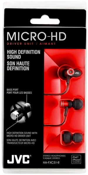 Наушники JVC HA-FXC51-R - рис.2