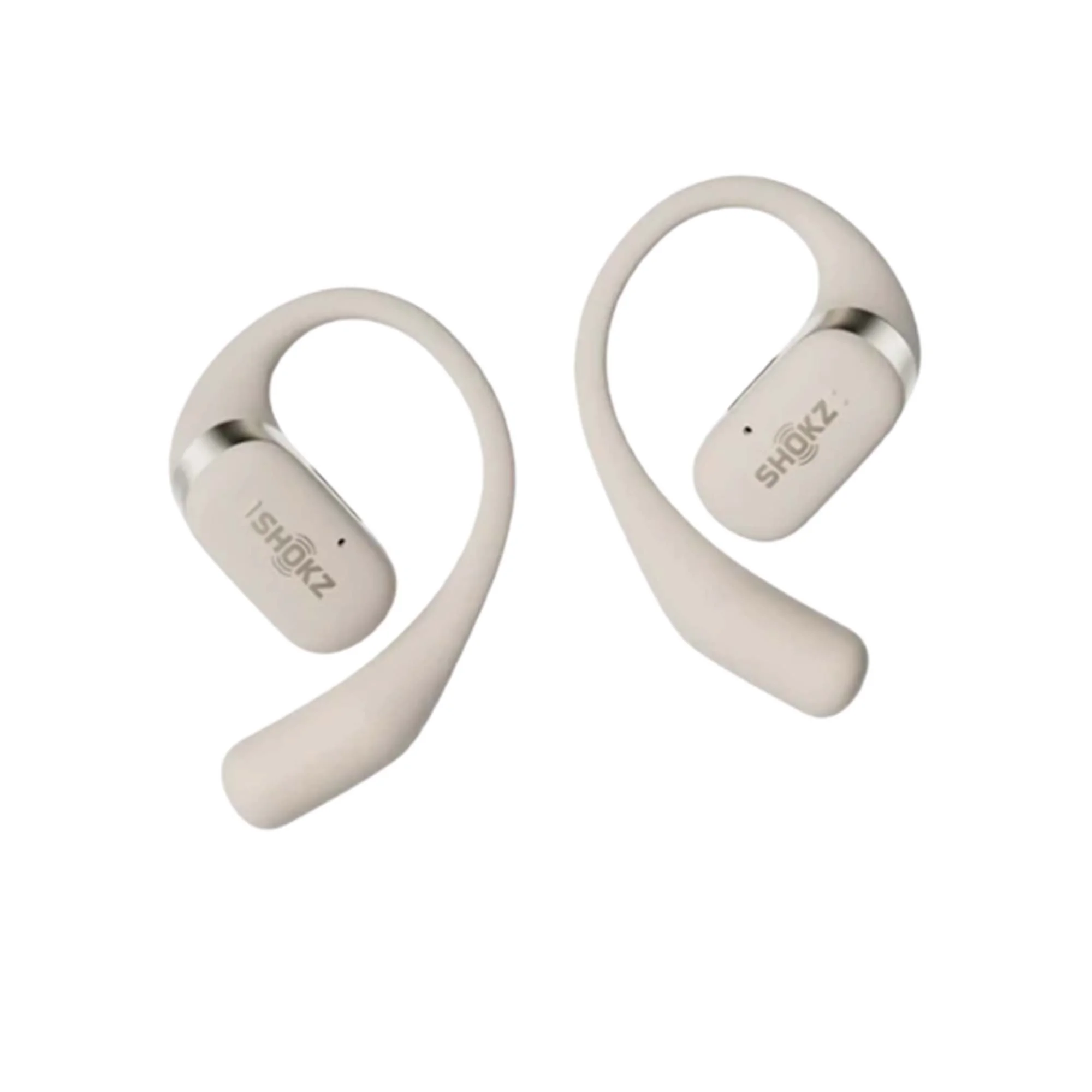 Накладные наушники Shokz OpenFit Beige купить в Москве, цена 35490