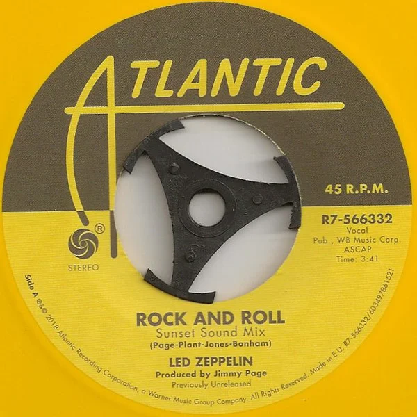 Виниловая пластинка Led Zeppelin - Rock And Roll (Sunset Sound Mix) Friends (Olympic Studios Mix) - рис.3