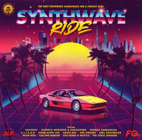 Виниловая пластинка Various – Synthwave Ride - 2LP - рис.0