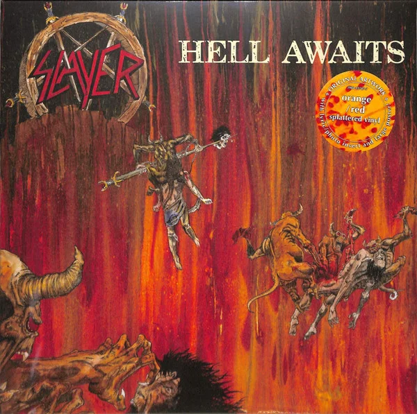 Виниловая пластинка Slayer - Hell Awaits - Orange with Red Splatter LP - рис.0