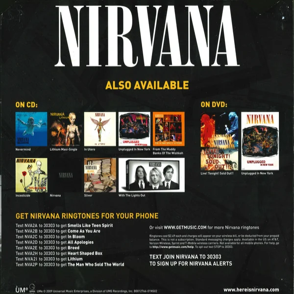 Виниловая пластинка Nirvana Nirvana LP (45rpm) - рис.8