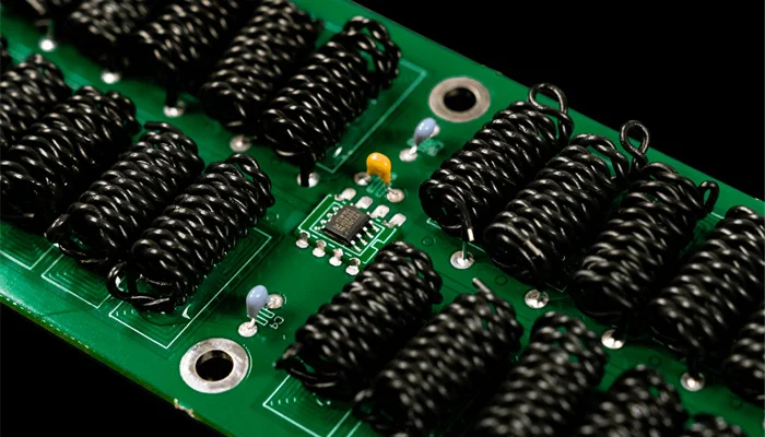 Технология антирезонансной катушки. Предотвращает воздушный шум