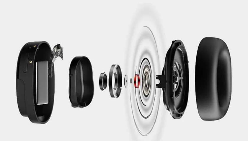 40-миллиметровый драйвер для наушников из композитной титановой пленки