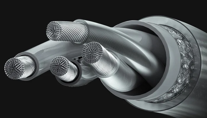 Монокристаллический медный кабель с посеребренным покрытием высокой чистоты