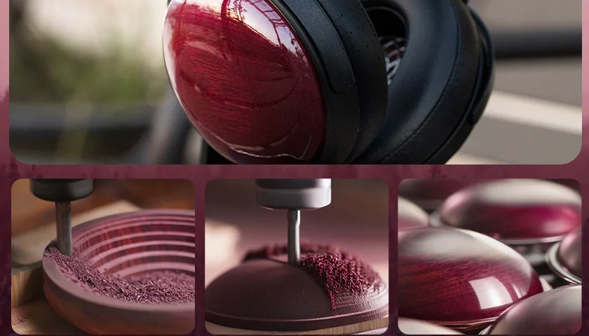 Деревянные чашки из натурального дерева purpleheart