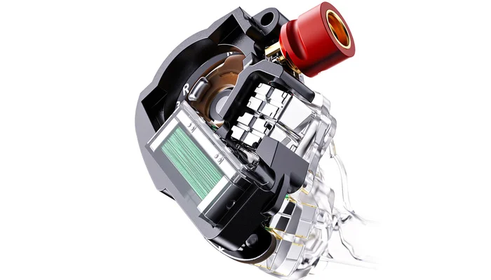 Восемь электростатических динамиков создают поистине воздушное ощущение