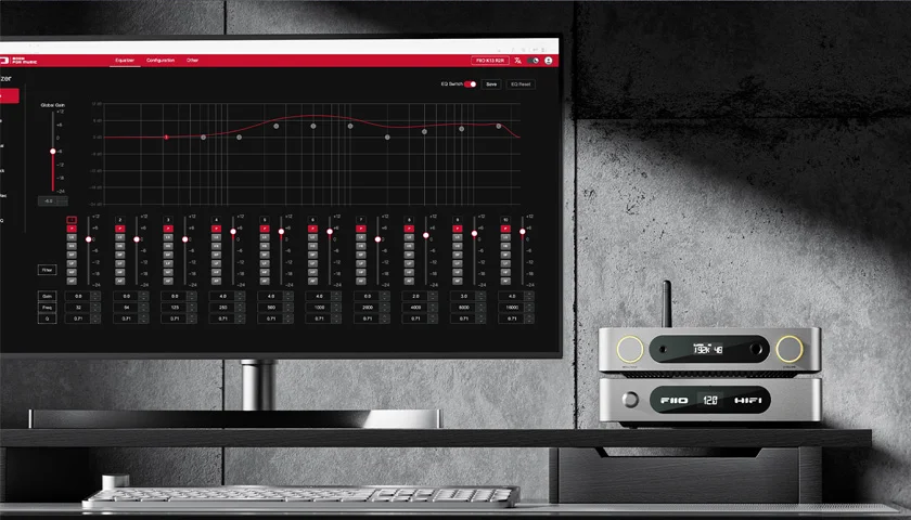 10-полосный высокоточный эквалайзер PEQ