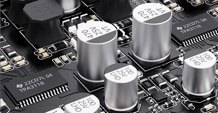 Активная электроника, разделяемая на две части