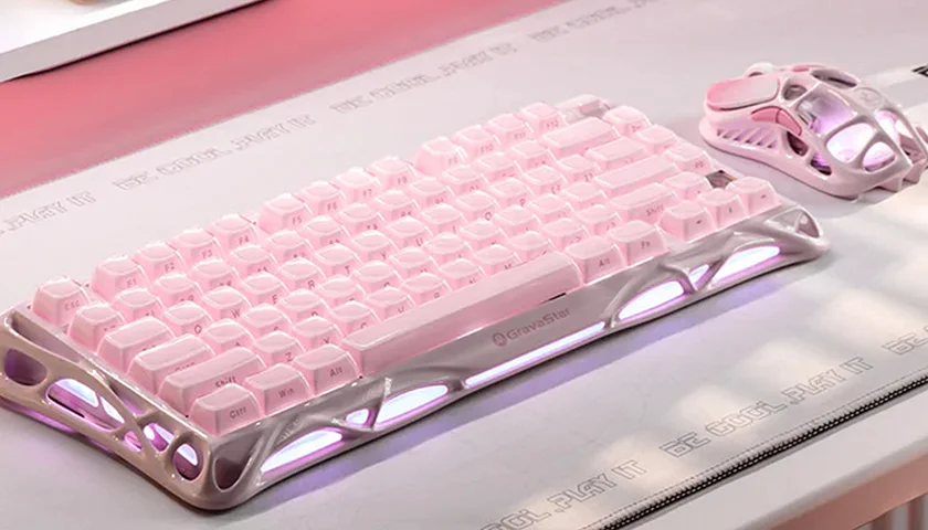 Gravastar Mercury K1 Lite Pink игровая клавиатура