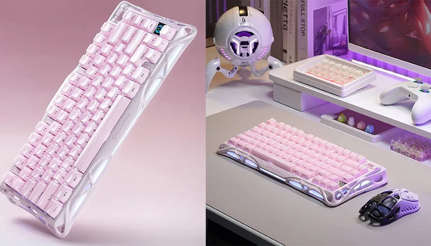Gravastar Mercury K1 Lite Pink игровая клавиатура