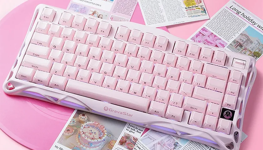 Gravastar Mercury K1 Lite Pink игровая клавиатура