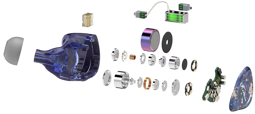 2 Сбалансированных излучателя Knowles