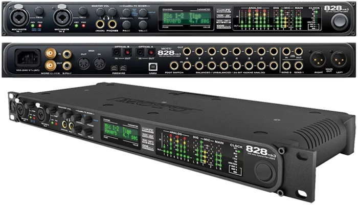 良品 MOTU 828mk3 Hybrid MOTU 828mk3 Hybrid Firewire Audio Interface 828-MK3