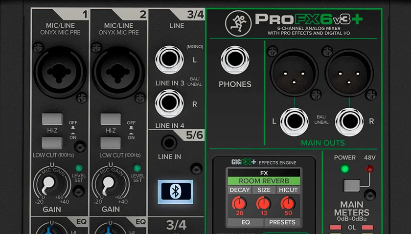 Mackie ProFX6v3+