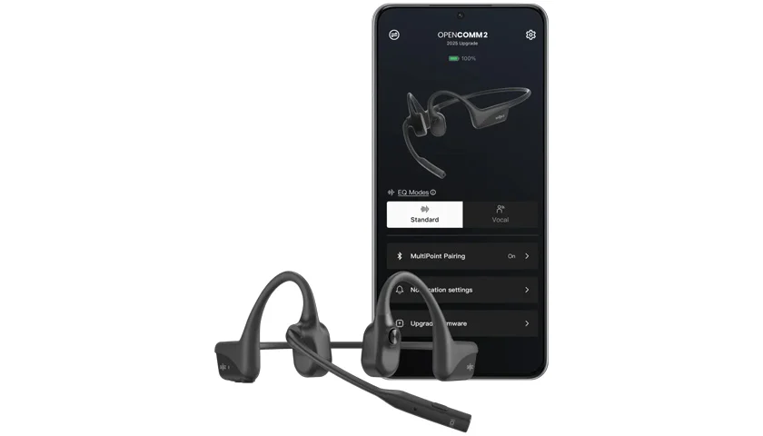 【メル16119】Shokz OpenComm2 2025 Upgrade Купить часы Shokz OpenComm2 2025 Upgrade Stereo Black по цене
