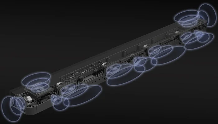 Превосходные акустические характеристики благодаря 11 динамикам