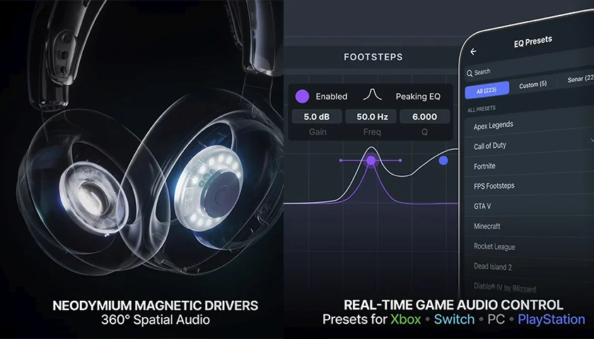 SteelSerias Arctis Nova 7X Wireless Gen 2 игровая гарнитура