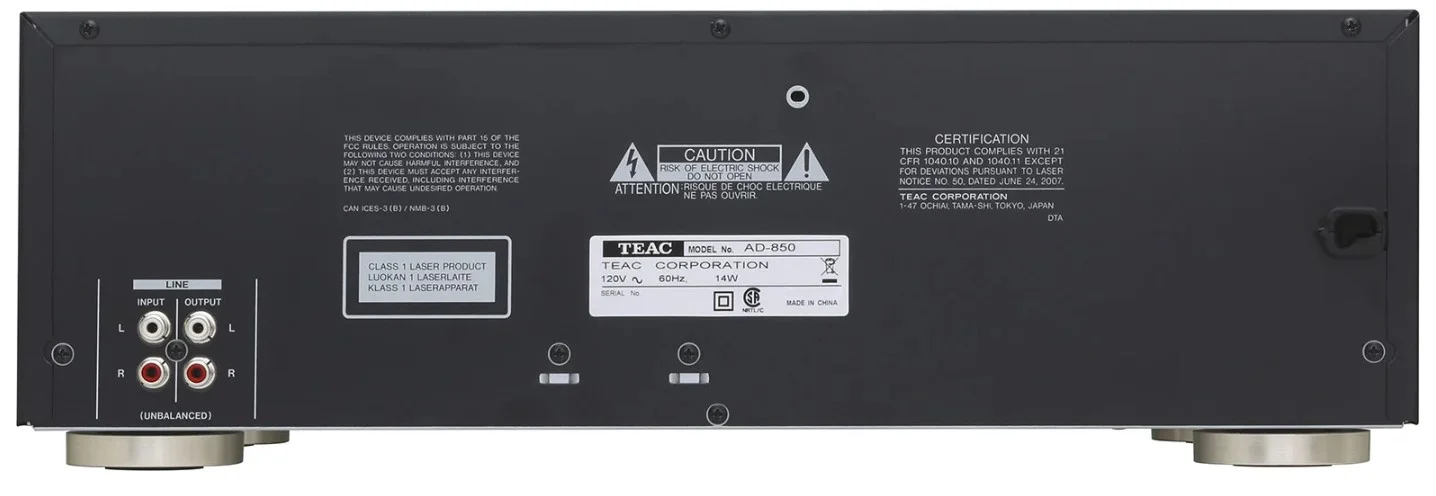 TEAC AD-850 Black CD TEAC AD-850 Black CD