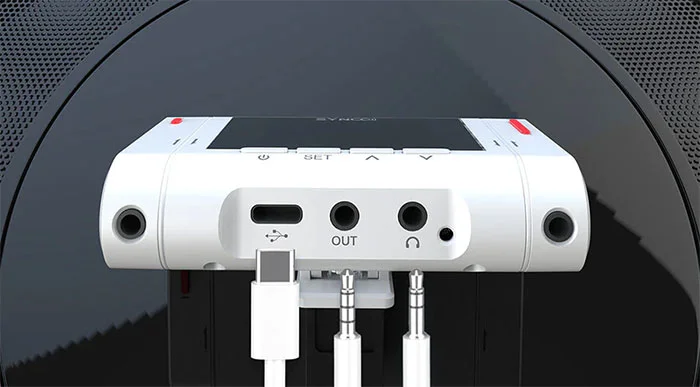 Три входа и три выхода для одновременной записи и контроля